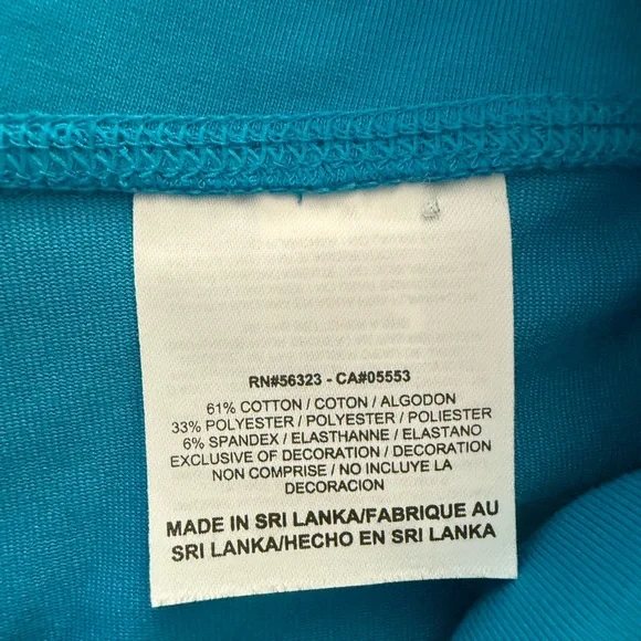 Nike Teal Dri-FIT Capris Leggings - Picture 6 of 6